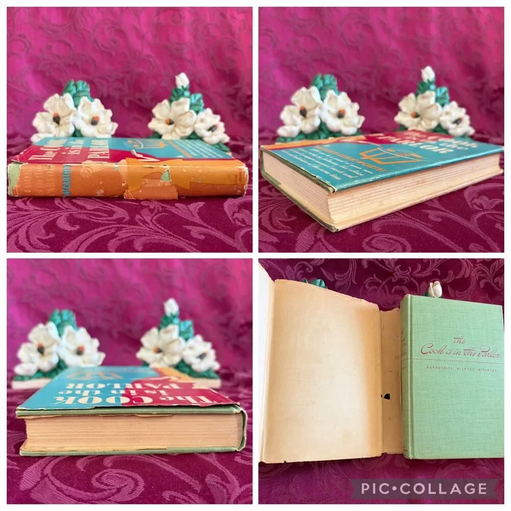 1950 The Cook Is in the Parlor by Marguerite Gilbert McCarthy, Vintage Cookbook